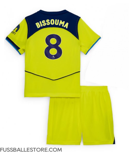 Günstige Tottenham Hotspur Yves Bissouma #8 3rd trikot Kinder 2025-26 Kurzarm (+ Kurze Hosen)